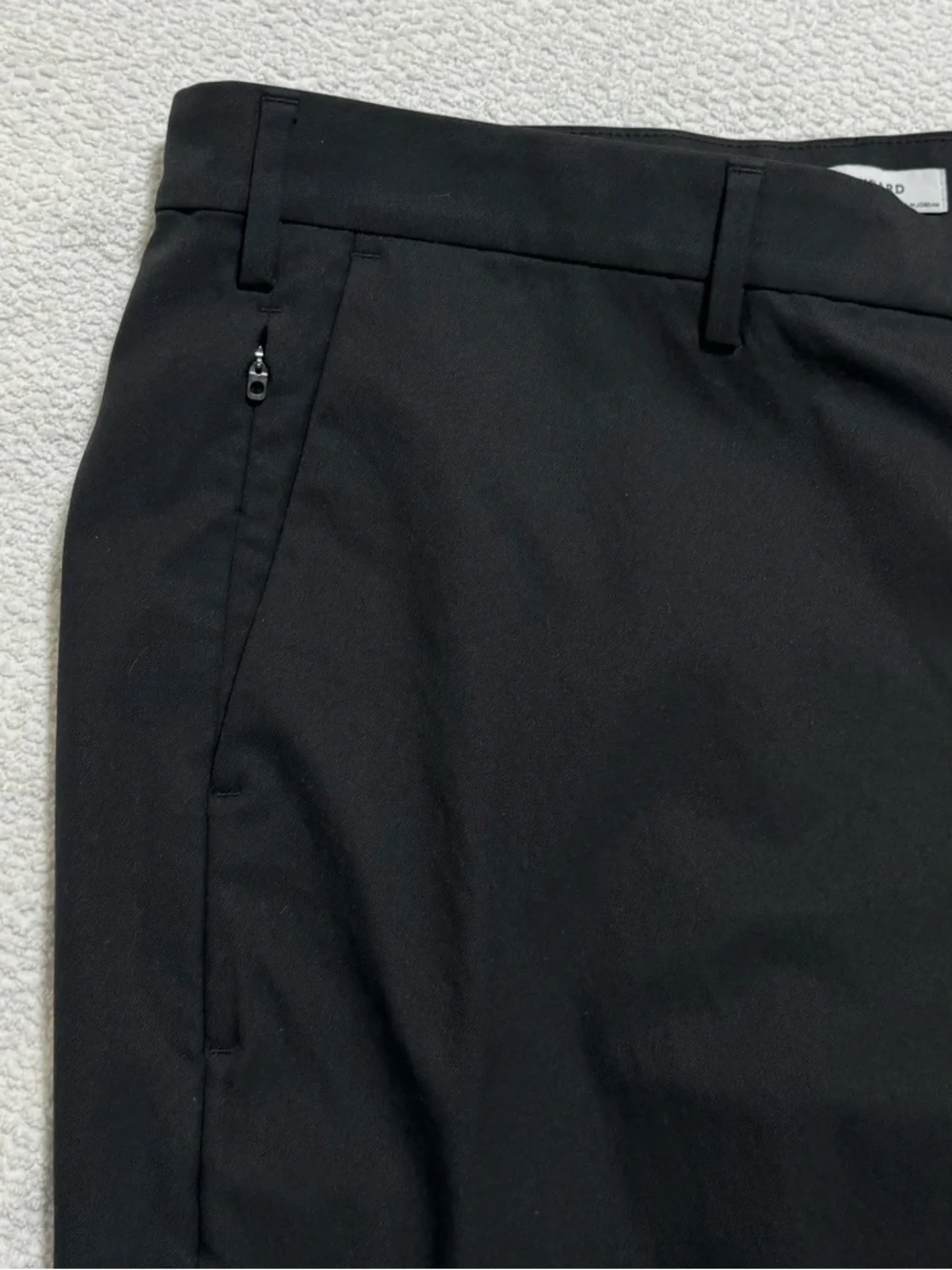 BR Standart Banana Republic Black Standart Fit Crop Zip Leg Mans Pants Size 38R
